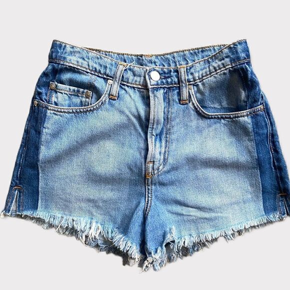 Nobody | EUC Women’s High Boy Super High Rise Denim Shorts Size 25 - Picture 1 of 5